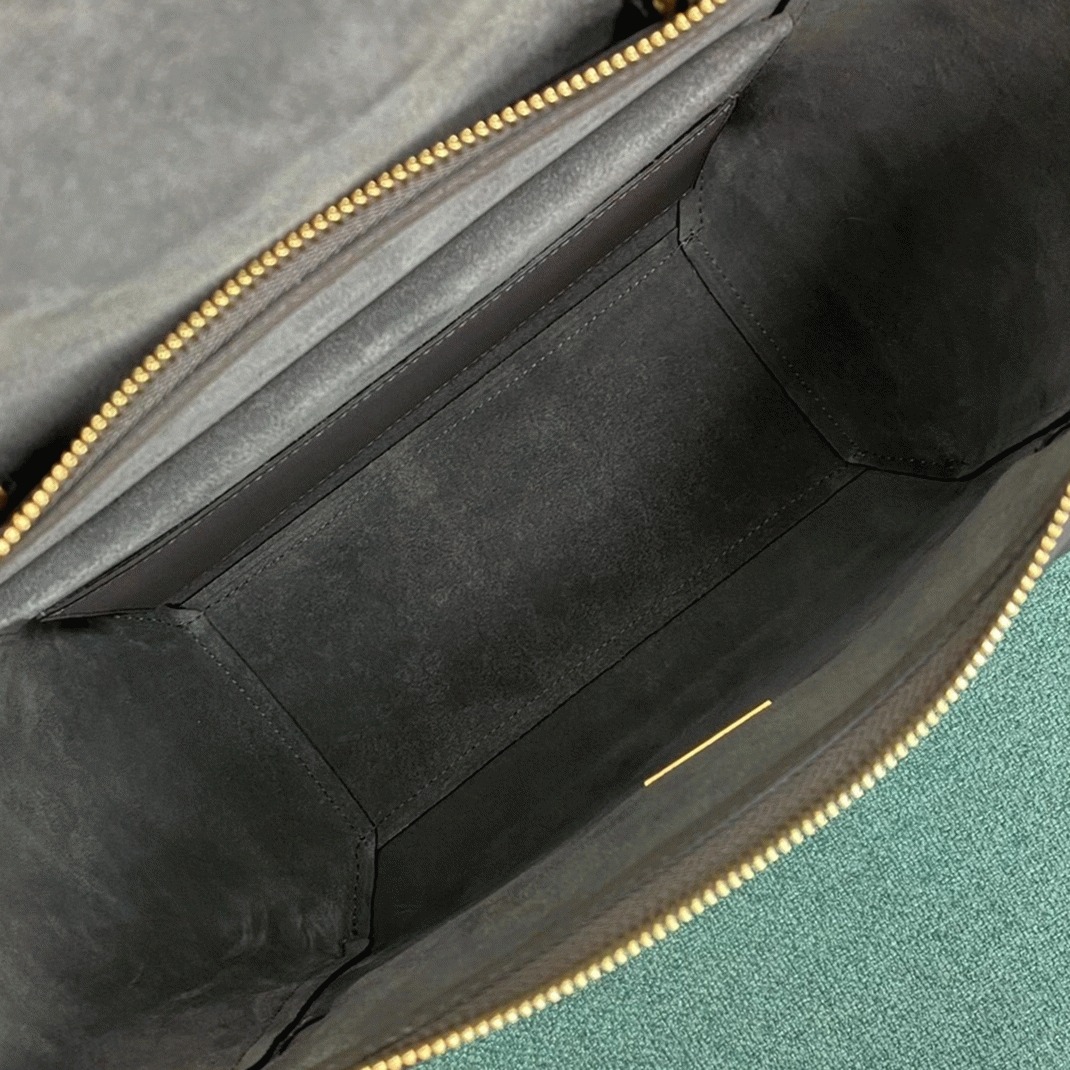 Celine Micro Belt Bag Replica in Grey angle 2
