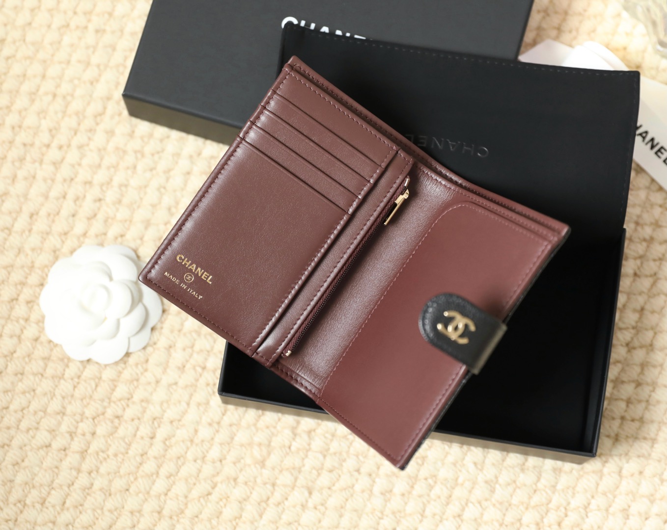 Chanel Passport Cover angle 2