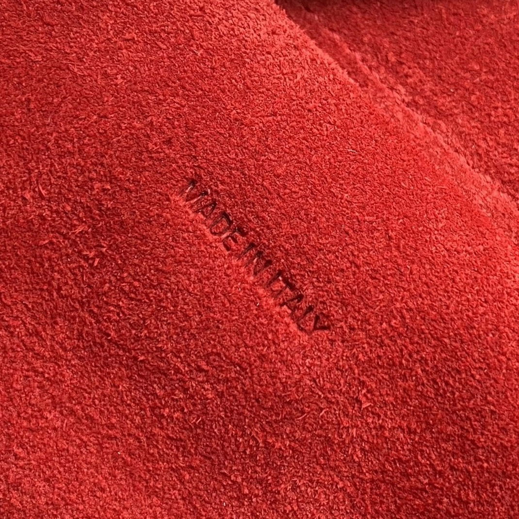 Celine Micro Belt Bag Replica in Red angle 3