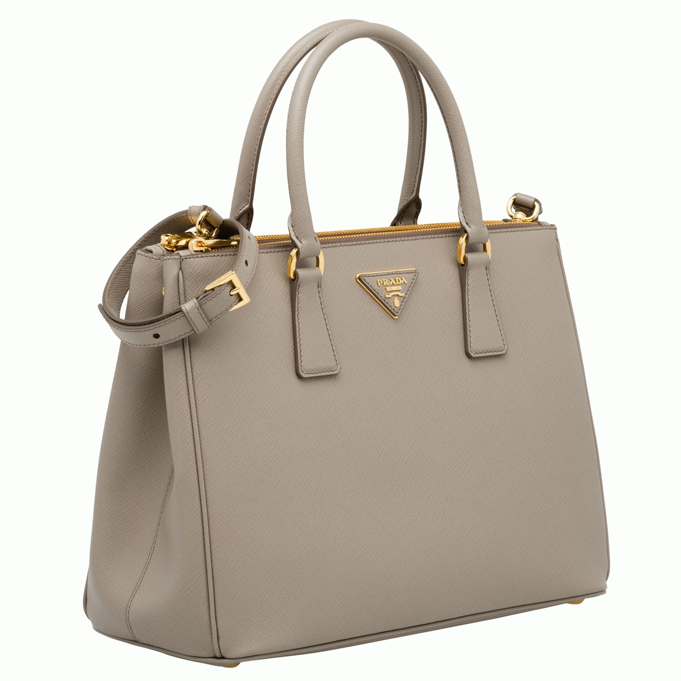 Prada Galleria Large Bag Fake in Grey