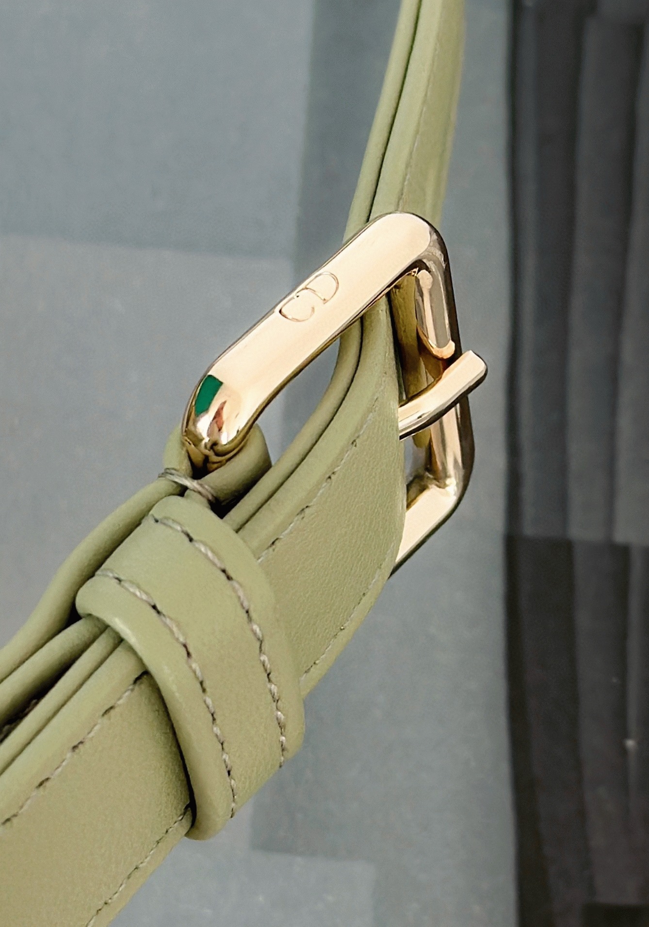 Dior Lady D-Joy Medium Bag Knockoff in Ethereal Green Cannage Lambskin angle 3