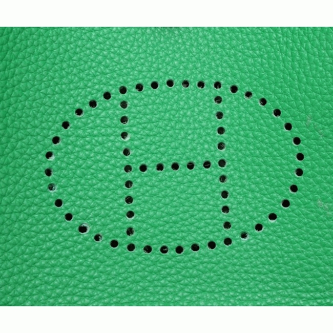 Bamboo Color Fake Luxury Hermes Evelyne II TPM Compact Crossbody angle 4