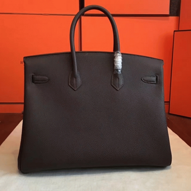 Top Quality Cafe Hermes Birkin 35cm High-End Copy angle 5