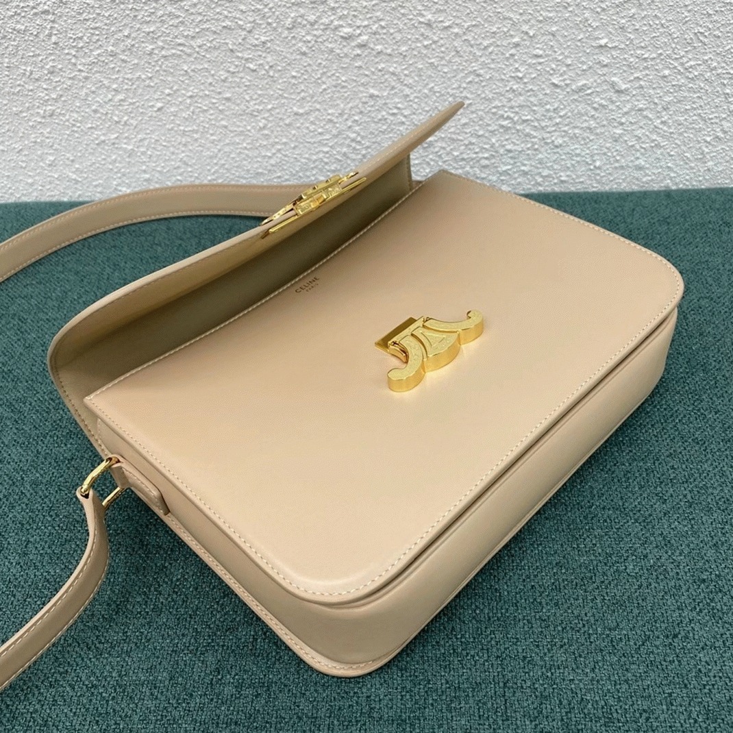 Top Quality Faux Celine Triomphe Large Bag In Nude angle 2