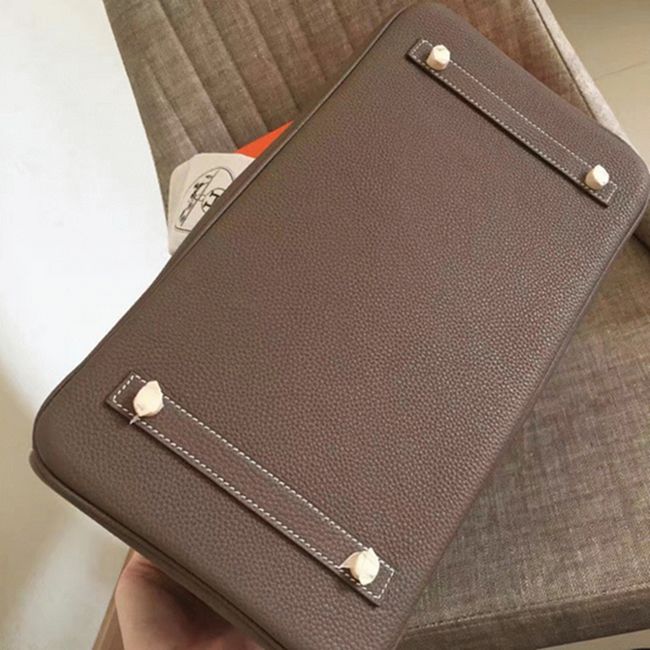 Etoupe Hermes Birkin 30cm Designer-Inspired Replica angle 4