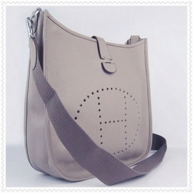 Brown Evelyne III PM Bag Replica Designer Hermes Daily Tote angle 2